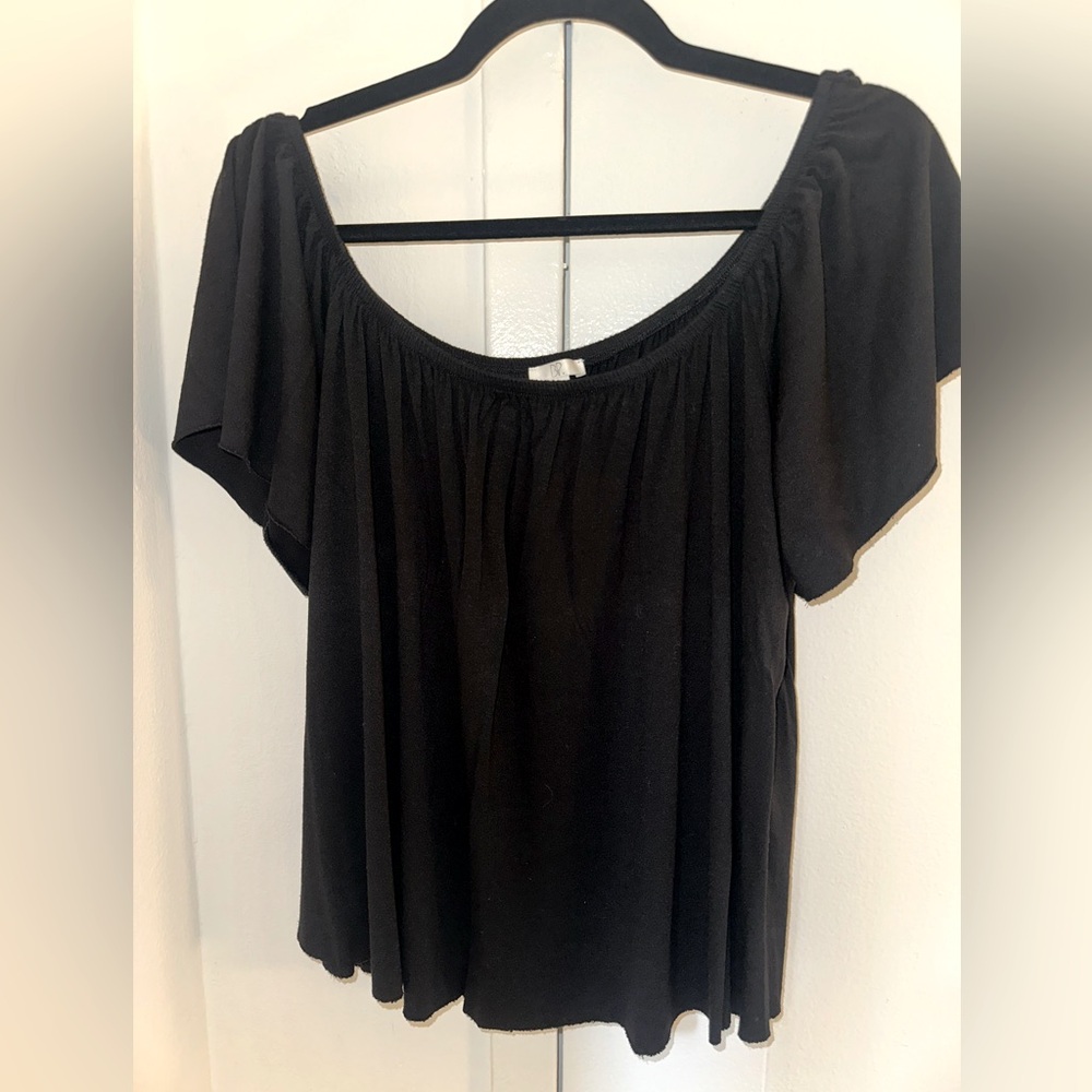 Off Shoulder Black Women's Top, BP brand
